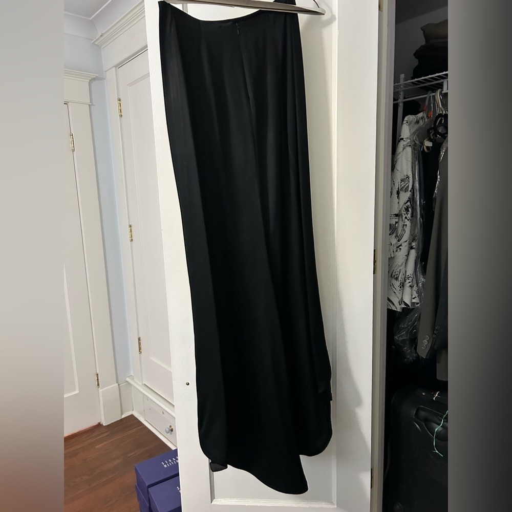 Anne Klein Asymmetrical Black formal skirt - full length - Picture 2 of 7